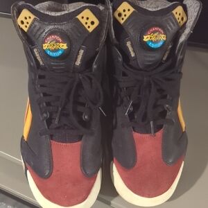 Champion Street Fighter Edition High-Top Sneakers — Black, Red, Yellow